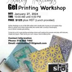 Gel Printing Workshop with Ashley Hastings