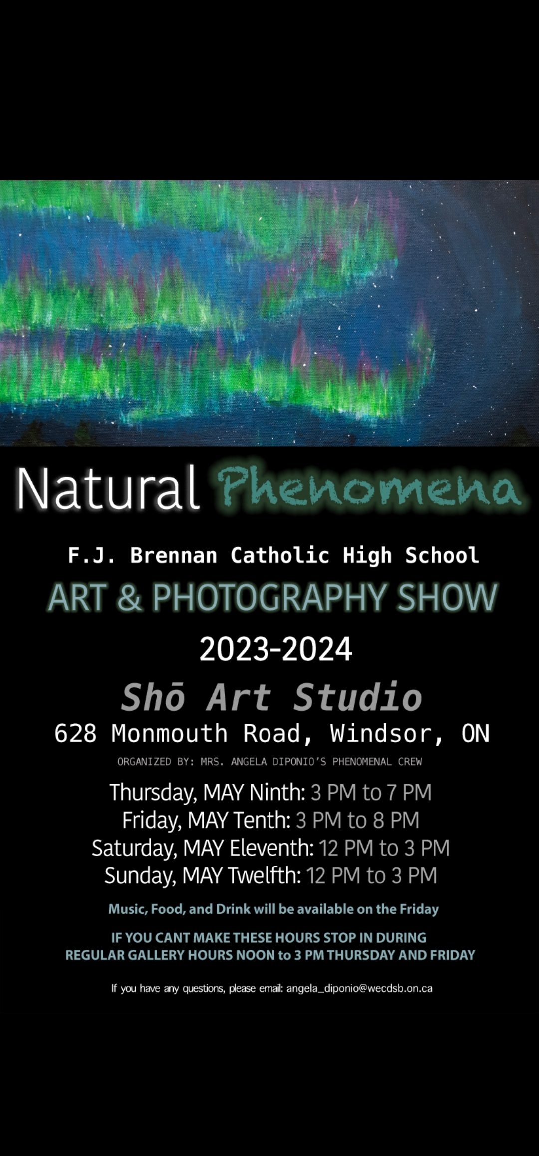 Natural Phenomena: F.J. Brennan Catholic High School Art and Photography Show